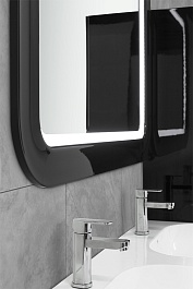 Водолей Мебель для ванной "Астрид 120" черная, с одним ящиком – фотография-6